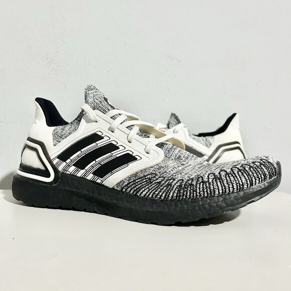 Adidas UltraBoost 20 “Oreo” Men’s Size 12 White Black Running Sneakers